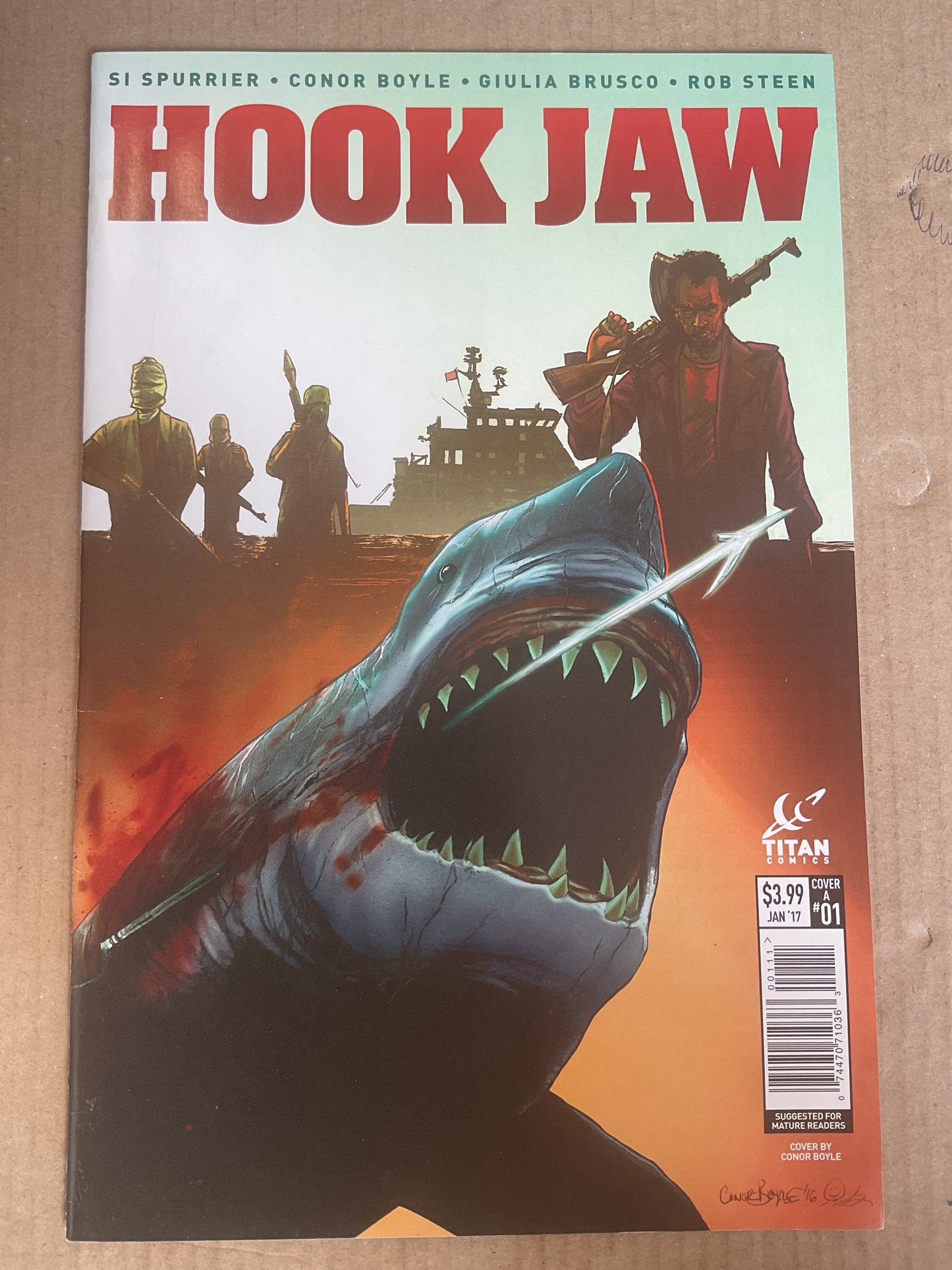 Hook Jaw #1 2017 Titan Comics