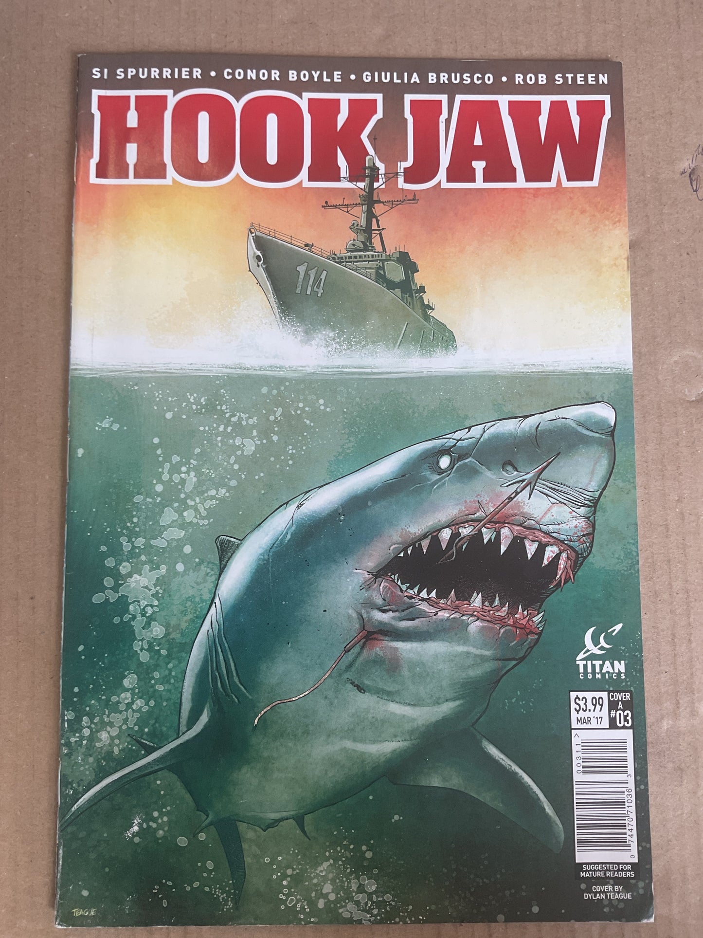 Hook Jaw #3 2017 Titan Comics