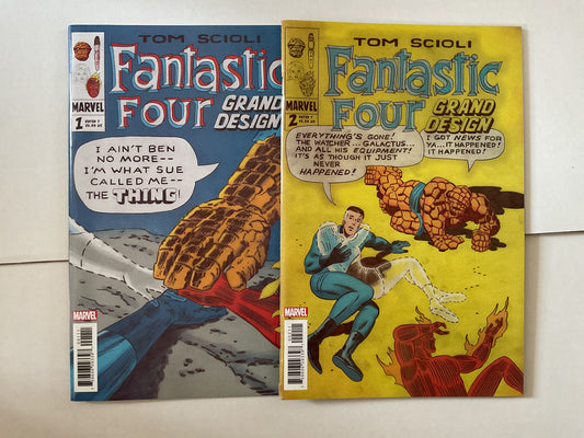 Fantastic Four Grand Design #1-2 2021 Marvel Comics Complete Series