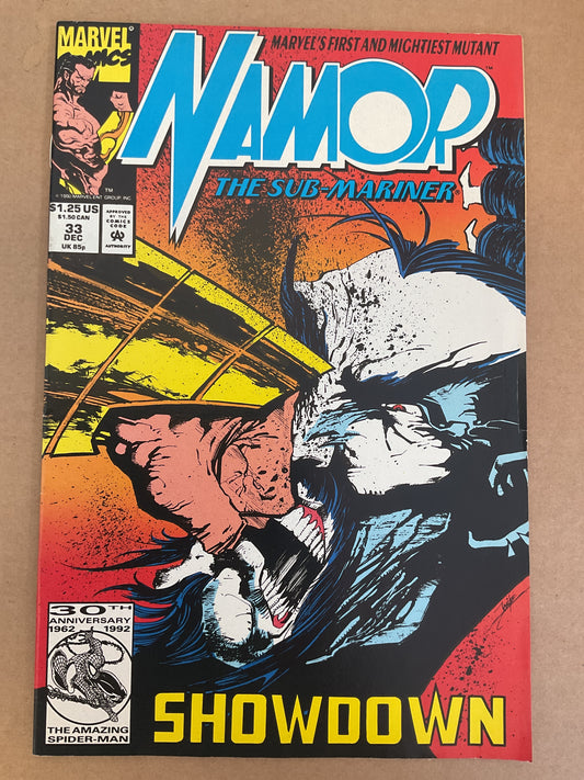 Namor The Sub-Mariner #33 1992 Marvel Comics